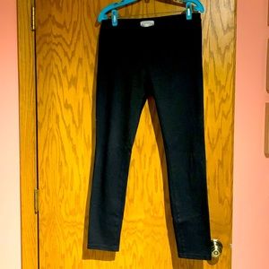 Anthropologie size 31 mid-rise black skinny pants